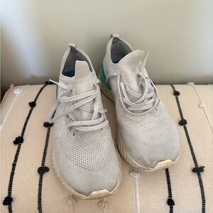 Nike Athletic Shoes in Gray and Teal